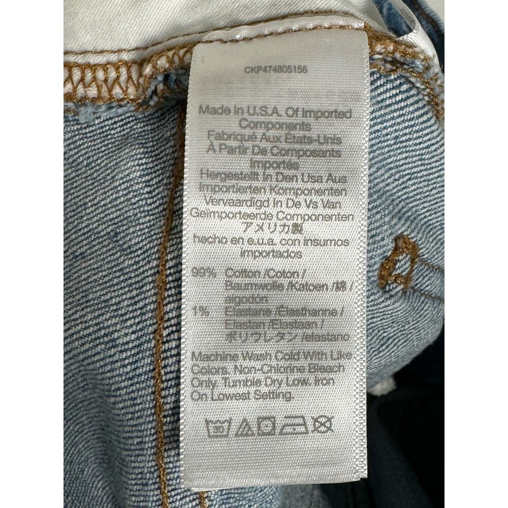 Madewell The Perfect Vintage‎ Jean in Bainton Wash: Raw-Hem Edition Size 27 - Picture 11 of 11